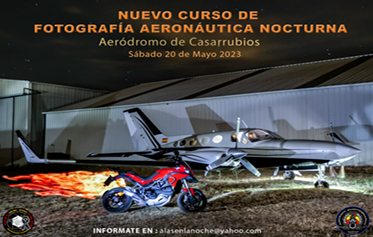 Curso de Fotografía Aeronáutica Nocturna en el Aeródromo de Casarrubios
